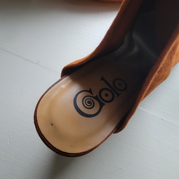 Golo, Landon, Sandal Wedge, Tan Suede, Size 9 - Picture 4 of 6